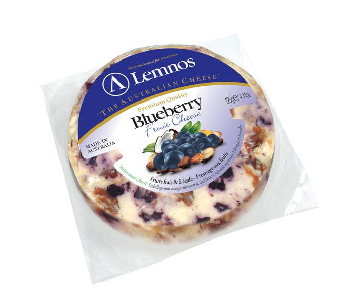 Lemnos Fruit Cheese Blueberry Lemnos Fruit Cheese Blueberry – 125g. Servings per Pack: 5, Serving Size: 25g