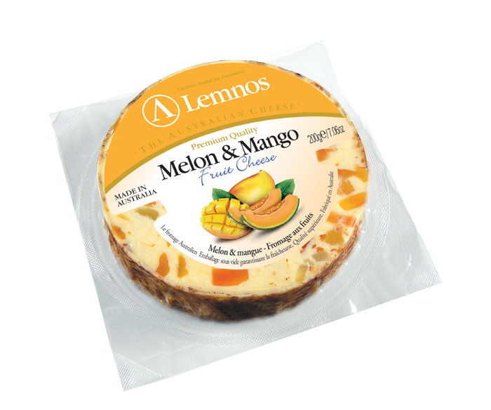 Fruit Cheese Melon & Mango Lemnos Fruit Cheese Melon & Mango – 125g. Servings per Pack: 5, Serving Size: 25g
