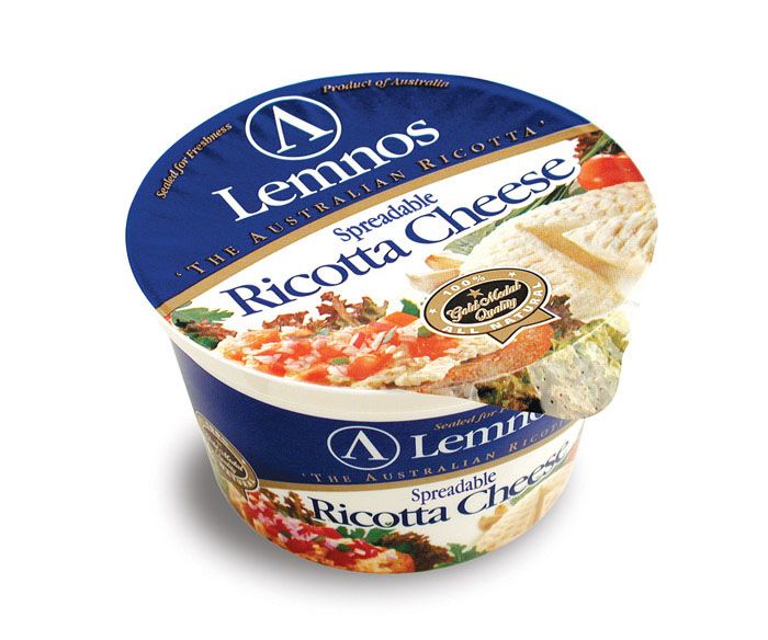 Lemnos Smooth Full Cream Spreadable Ricotta 250g Lemnos Smooth Full Cream Ricotta - 250g. Servings per Pack: 10, Serving Size: 25g