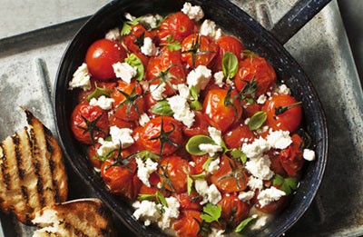 Tomato Stew with Fetta on Toast recipe made with Lemnos Traditional Fetta