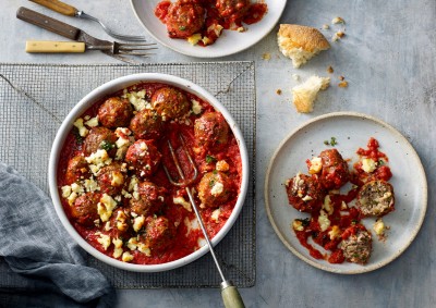 Beef, Zucchini and Haloumi Meatballs BBQ Recipe made with Lemnos Haloumi Cheese
