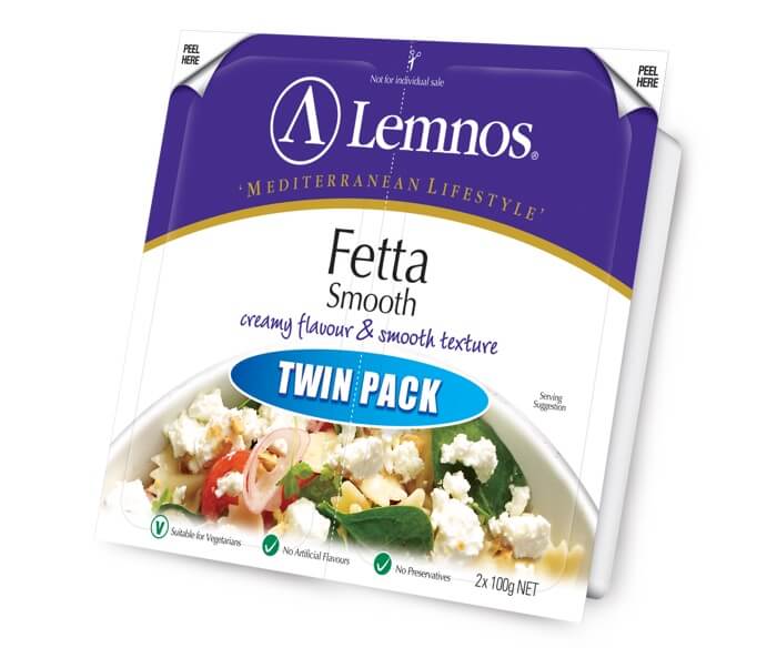 LemnosSmoothFetta2x100g